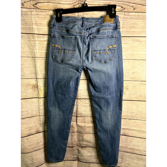American Eagle, NE(X)T level stretch, Womens, Size US 4,Blue Denim,Jeggings - Picture 3 of 13